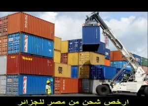 شركة شحن بحرى من مصر للجزائر